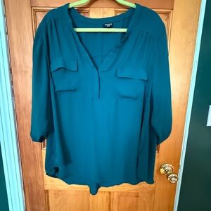 Green Women's Top by Torrid